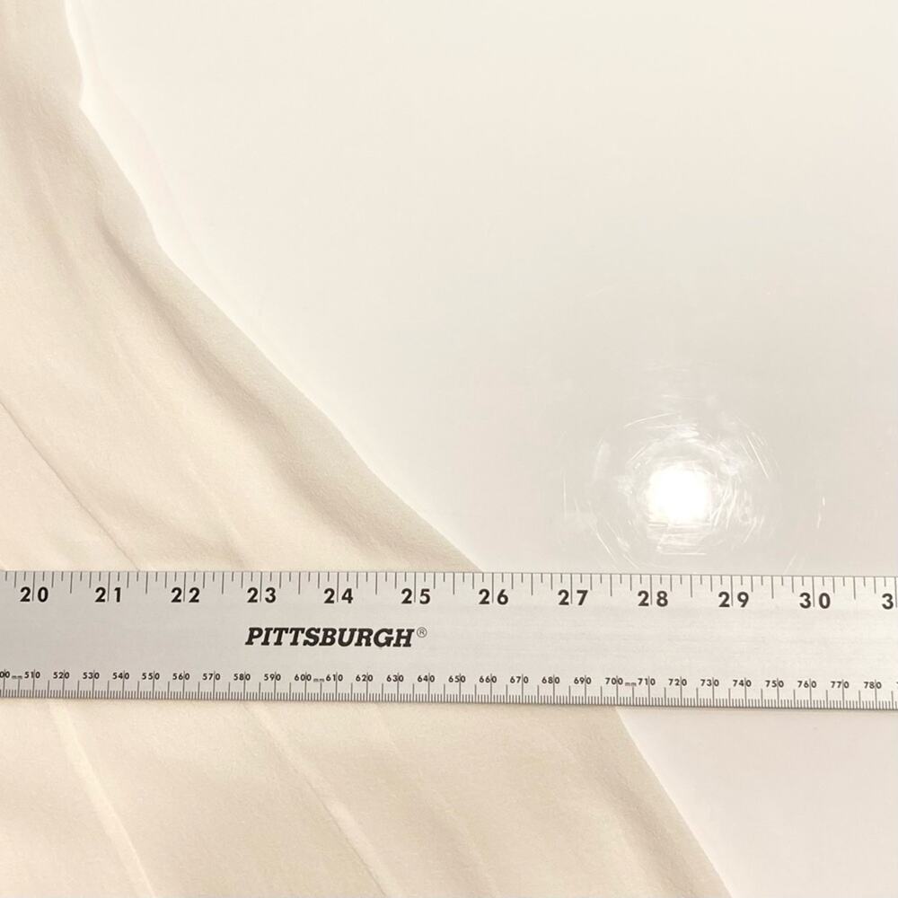 nwot Vintage LA PERLA Slip Dress 2 Silk-Crepe Cream Lace-Trim Adjust-Straps Maxi - Picture 13 of 13